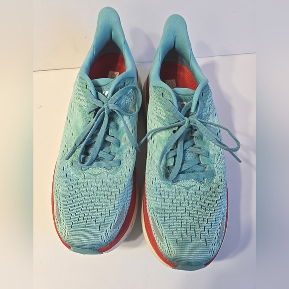 NWOT Ladies Hoka One One Clifton 8 In Aquareelle Sneakers - Picture 4 of 10